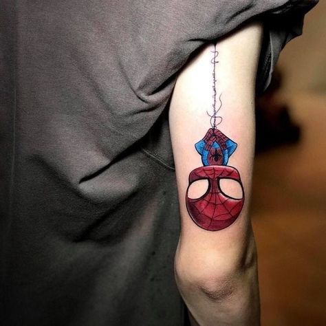 tatuagem do Homem Aranha bonita
