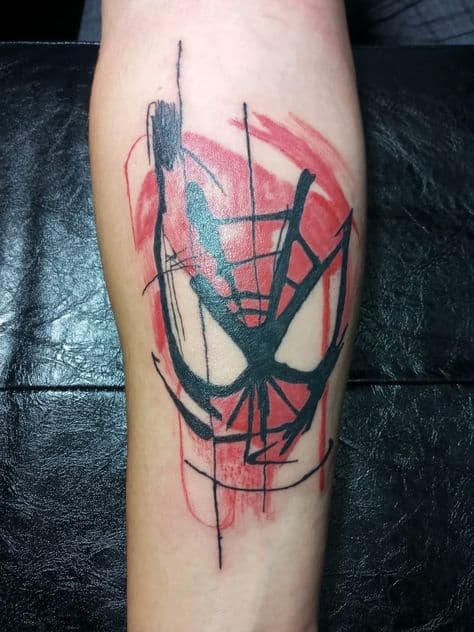 tatuagem do Homem Aranha
