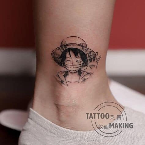 tatuagem do Luffy