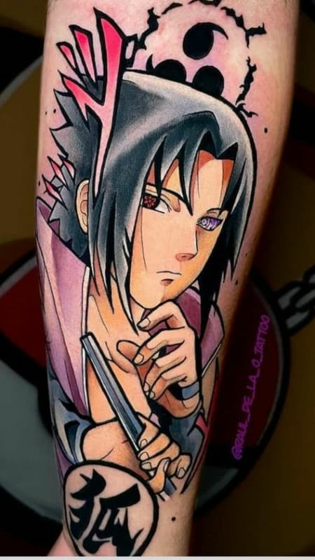 tatuagem do Sasuke modelos