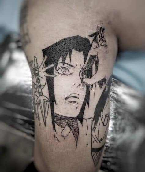 tatuagem do Sasuke