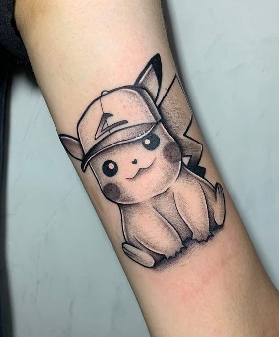 1 tatuagem Pikachu Pinterest