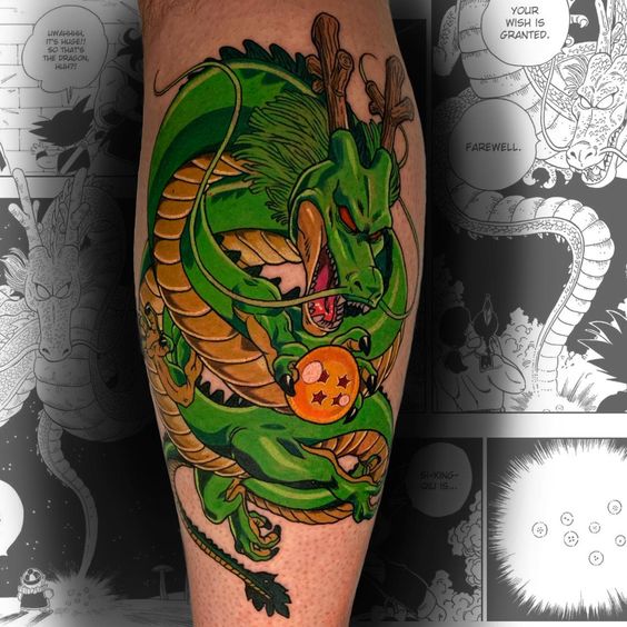 11 tatuagem dragon ball Shenlong Pinterest