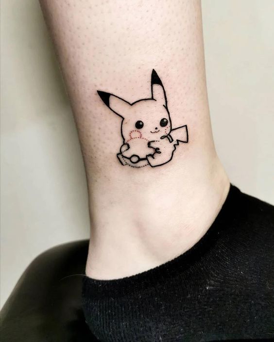 14 tattoo pequena Pokemon Pinterest