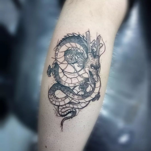 15 tattoo Shenlong Dragon Ball @deividtattoo