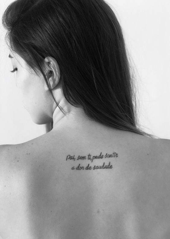 15 tattoo de frase pai e filha @carolina a freire