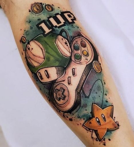 15 tattoo gamer grande Pinterest