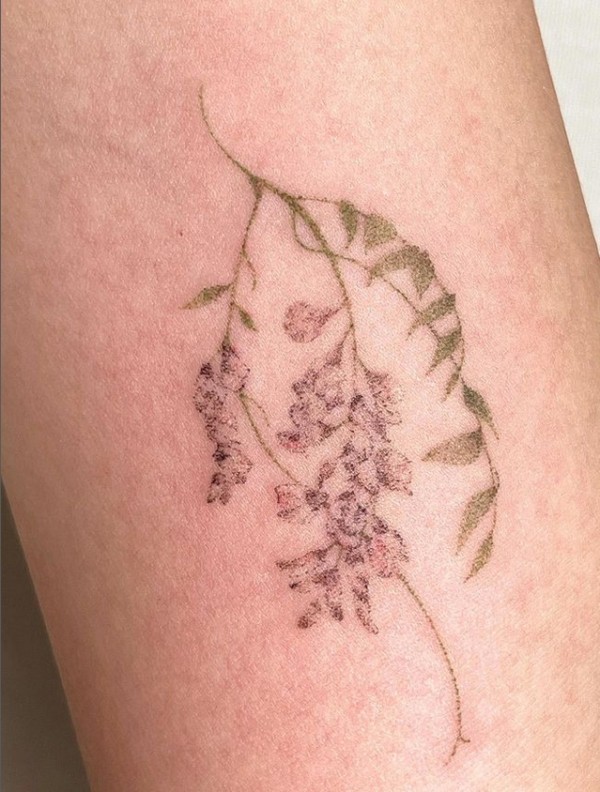 2 tatuagem floral handpoke @sein poke