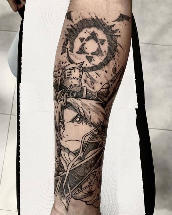 2 tatuagem grande Fullmetal Alchemist Pinterest