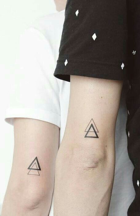 2 tatuagem minimalista casal Pinterest