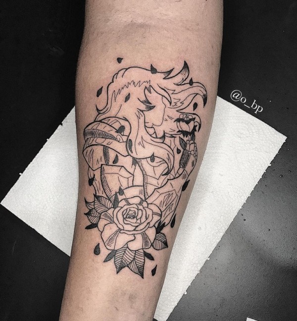 21 tatuagem afrodite de peixe cavaleiros do zodiaco no braco @o bp