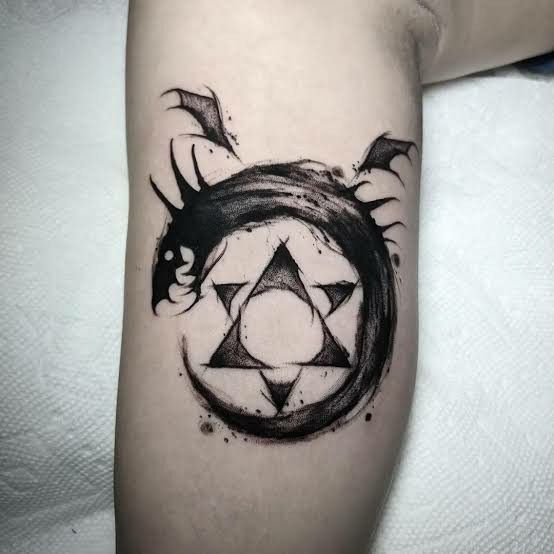 23 tatuagem Fullmetal Alchemist no braco Pinterest