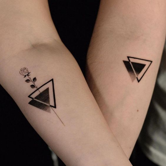 23 tatuagem de casal moderna Pinterest