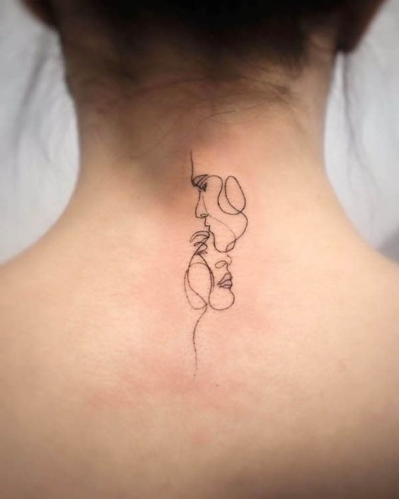 25 tatuagem feminina na nuca Pinterest