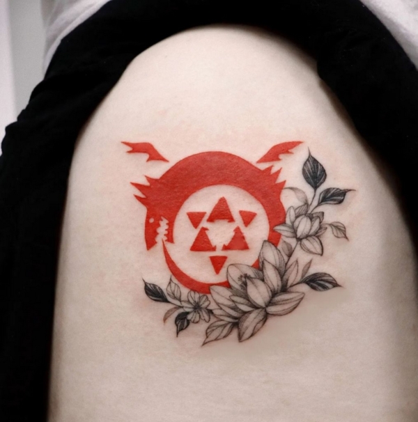 26 tatuagem feminina Fullmetal Alchemist @cats inks