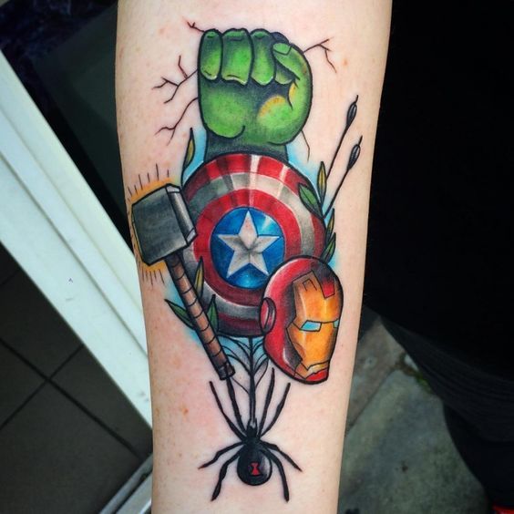 27 tattoo grande Avengers Pinterest