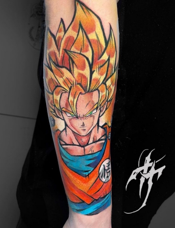 Tatuagem: Cabelo do Goku  Dragon Ball Oficial™ Amino