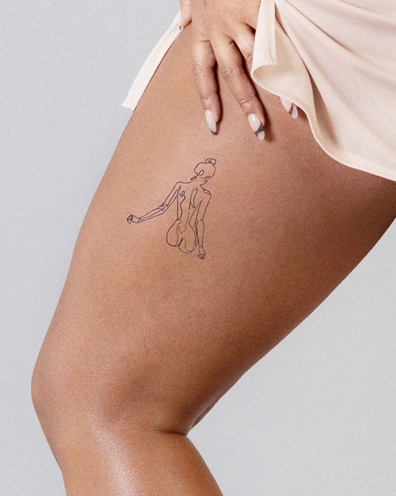 41 tatuagem atraente na perna Pinterest