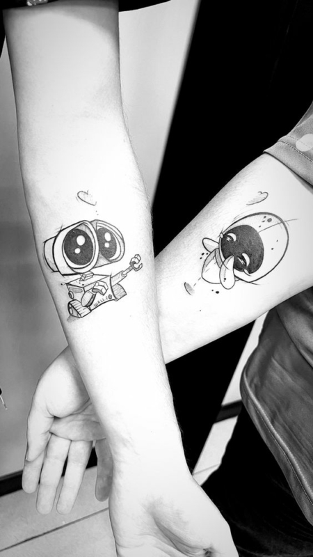 48 tattoo casal Pinterest
