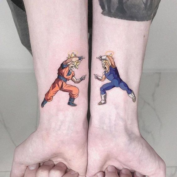 49 tatuagem no pulso Dragon Ball Pinterest