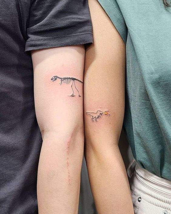 51 tattoo casal Pinterest