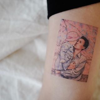 51 tatuagem foto pai e filha Pinterest