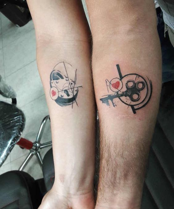 52 tattoo moderna e criativa para casal Pinterest