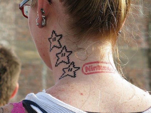 6 tatuagem feminina gamer Pinterest