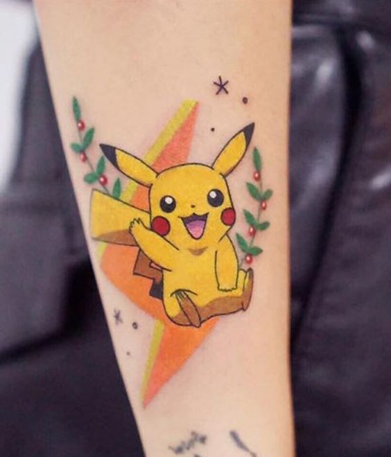 9 tatuagem feminina Pokemon Pinterest