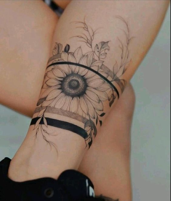 tatuagem de girassol 