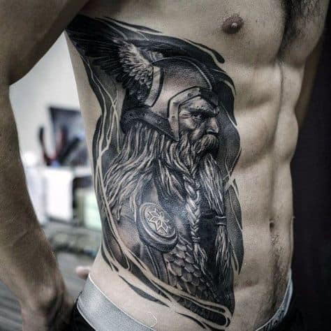 tatuagem de guerreiro viking