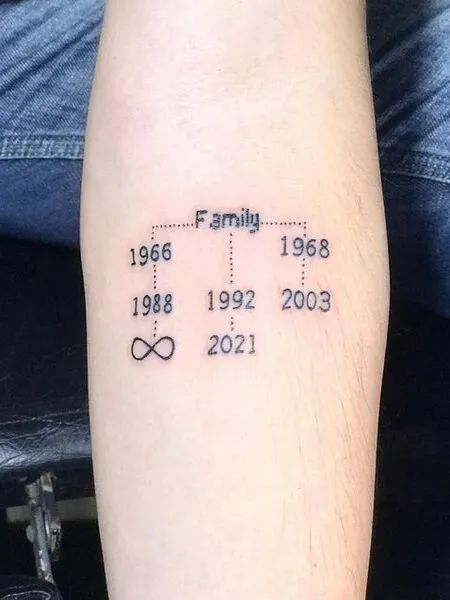 tatuagem familia delicada as datas
