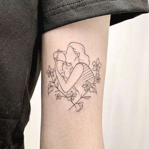 tatuagem familia delicada braco 1