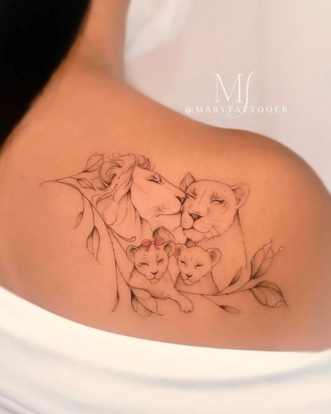 tatuagem familia feminina ideias