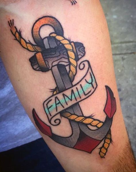 tatuagem familia masculina old school
