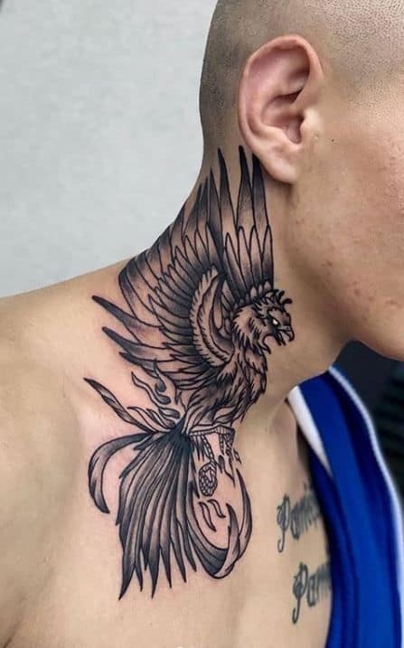 tatuagem viking fenix