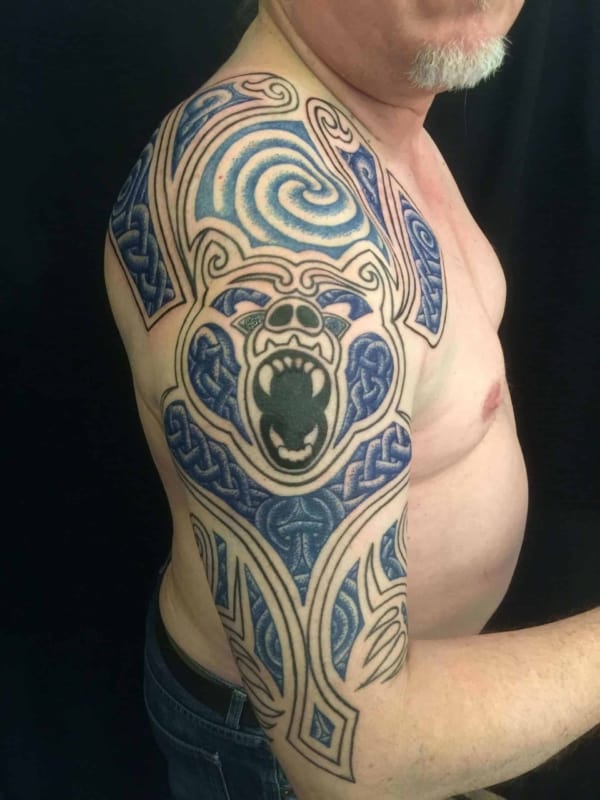 tatuagem viking grande