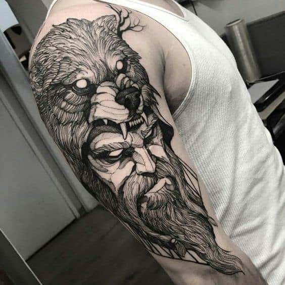 tatuagem viking guerreiro