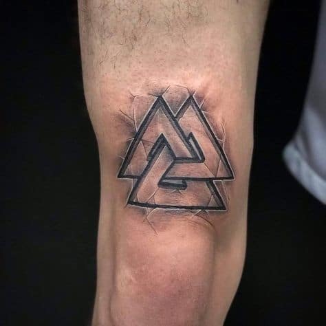 tatuagem viking realista