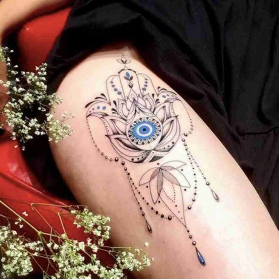 25 tatto grande e feminina olho grego Pinterest