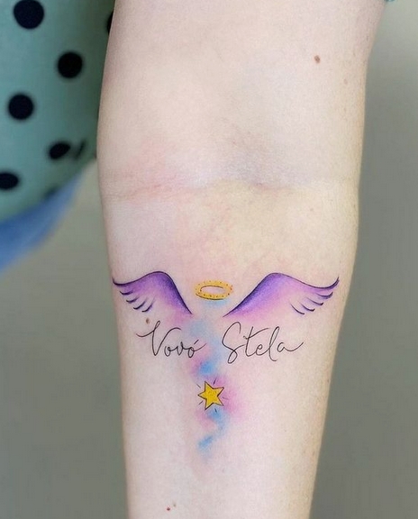 27 tattoo colorida luto vo Pinterest