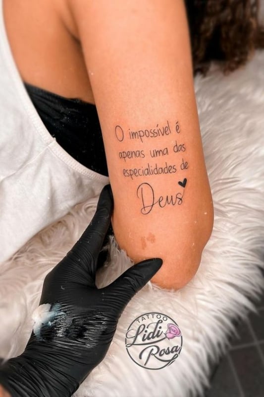 34 frase para tatuagem Deus Tattoo Lidi Rosa