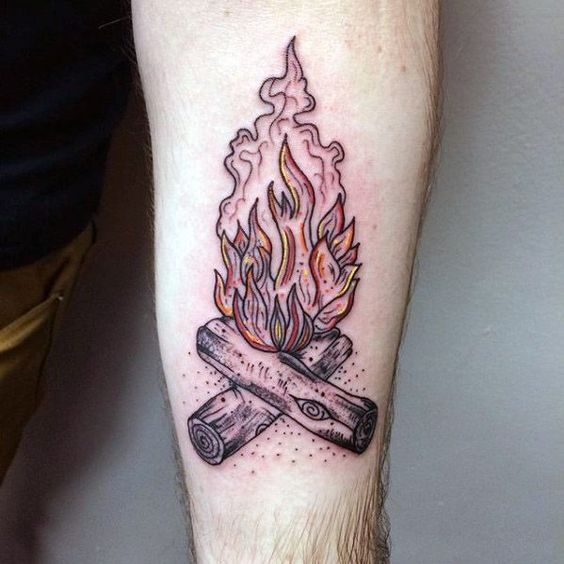 45 tattoo masculina de fogo Next Luxury