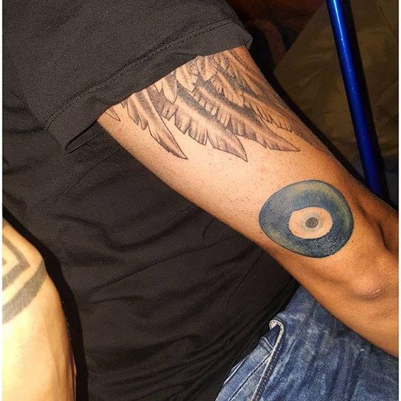 46 tatuagem masculina de olho grego no braco Pinterest