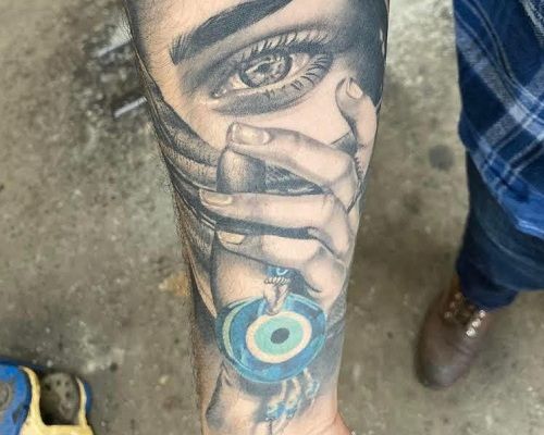 50 tatuagem masculina com olho grego Pinterest