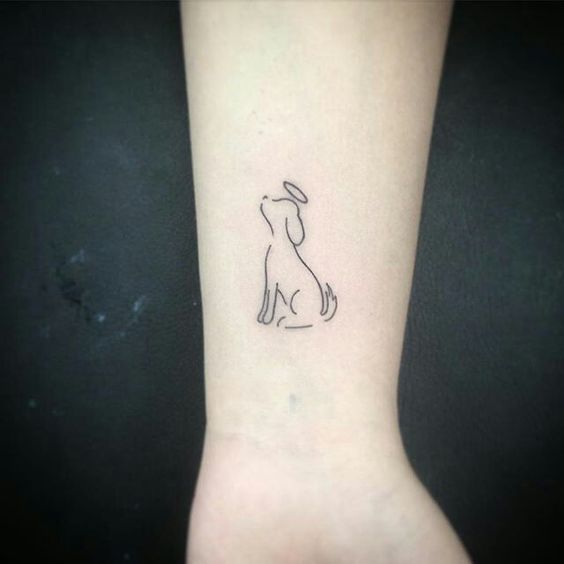 54 tattoo homenagem cachorro falecido Pinterest