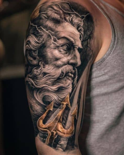 Tatuagem do Poseidon imagem