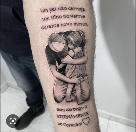 tatuagem Pai e Filho lindo