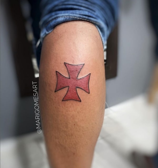 16 tatuagem simples do Vasco @riscotatuagem