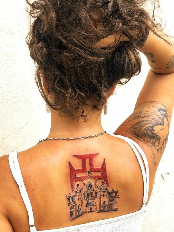 19 tattoo feminina Vasco nas costas Pinterest